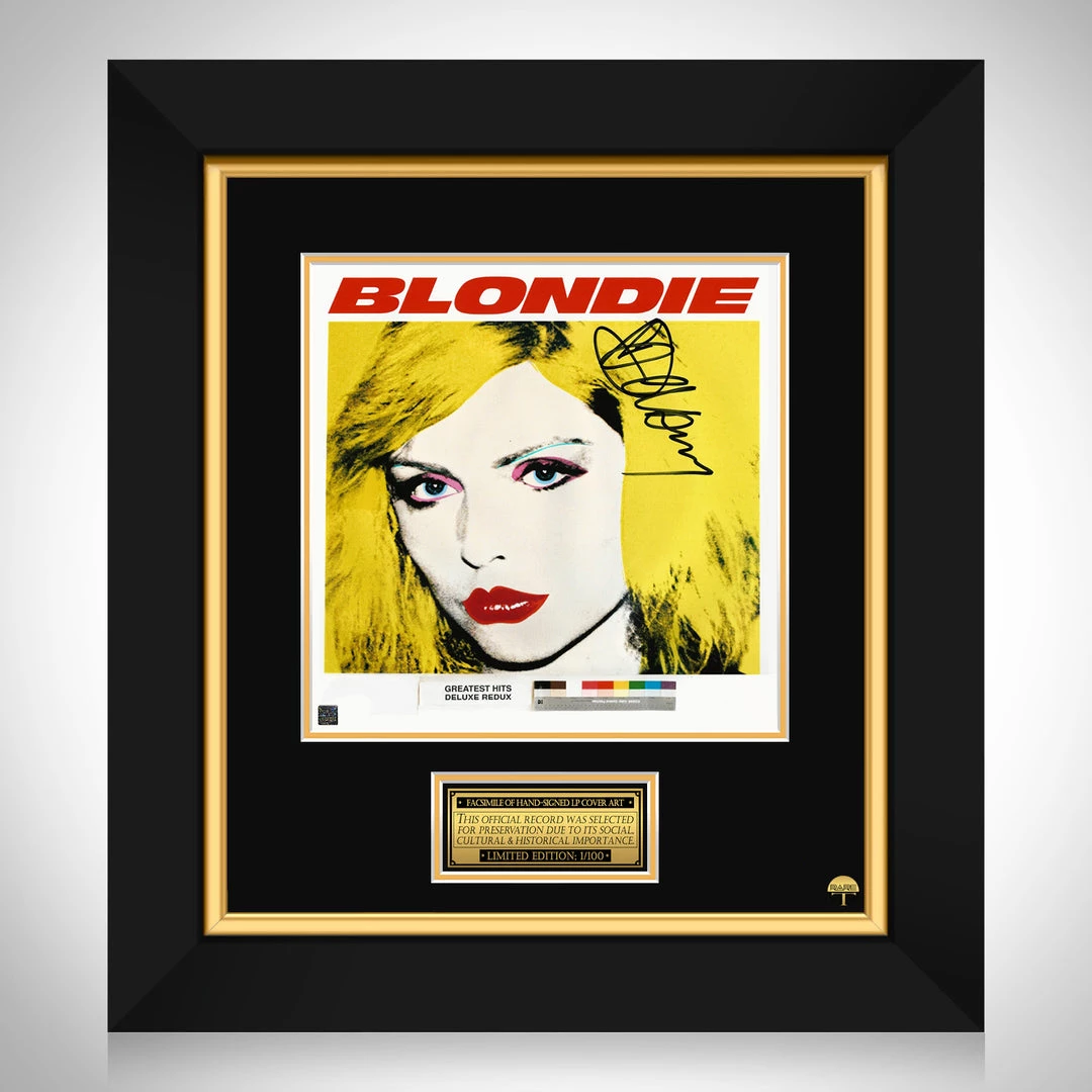 RARE-T Limited Edition Frames Blondie- Greatest Hits Limited Signature Edition Studio Licensed LP Cover Custom Frame 1 RARE-T Limited Edition Frames Blondie- Greatest Hits Limited Signature Edition Studio Licensed LP Cover Custom Frame