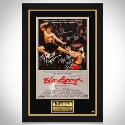 RARE-T Bloodsport Mini Poster Limited Signature Edition Studio Licensed Custom Frame