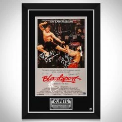 RARE-T Bloodsport Mini Poster Limited Signature Edition Studio Licensed Custom Frame 17 RARE-T Bloodsport Mini Poster Limited Signature Edition Studio Licensed Custom Frame
