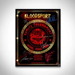 RARE-T Bloodsport Script Limited Signature Edition Studio Licensed Custom Frame Limited Edition Frames 14 RARE-T Bloodsport Script Limited Signature Edition Studio Licensed Custom Frame Limited Edition Frames