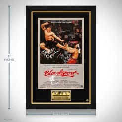RARE-T Bloodsport Mini Poster Limited Signature Edition Studio Licensed Custom Frame 11 RARE-T Bloodsport Mini Poster Limited Signature Edition Studio Licensed Custom Frame