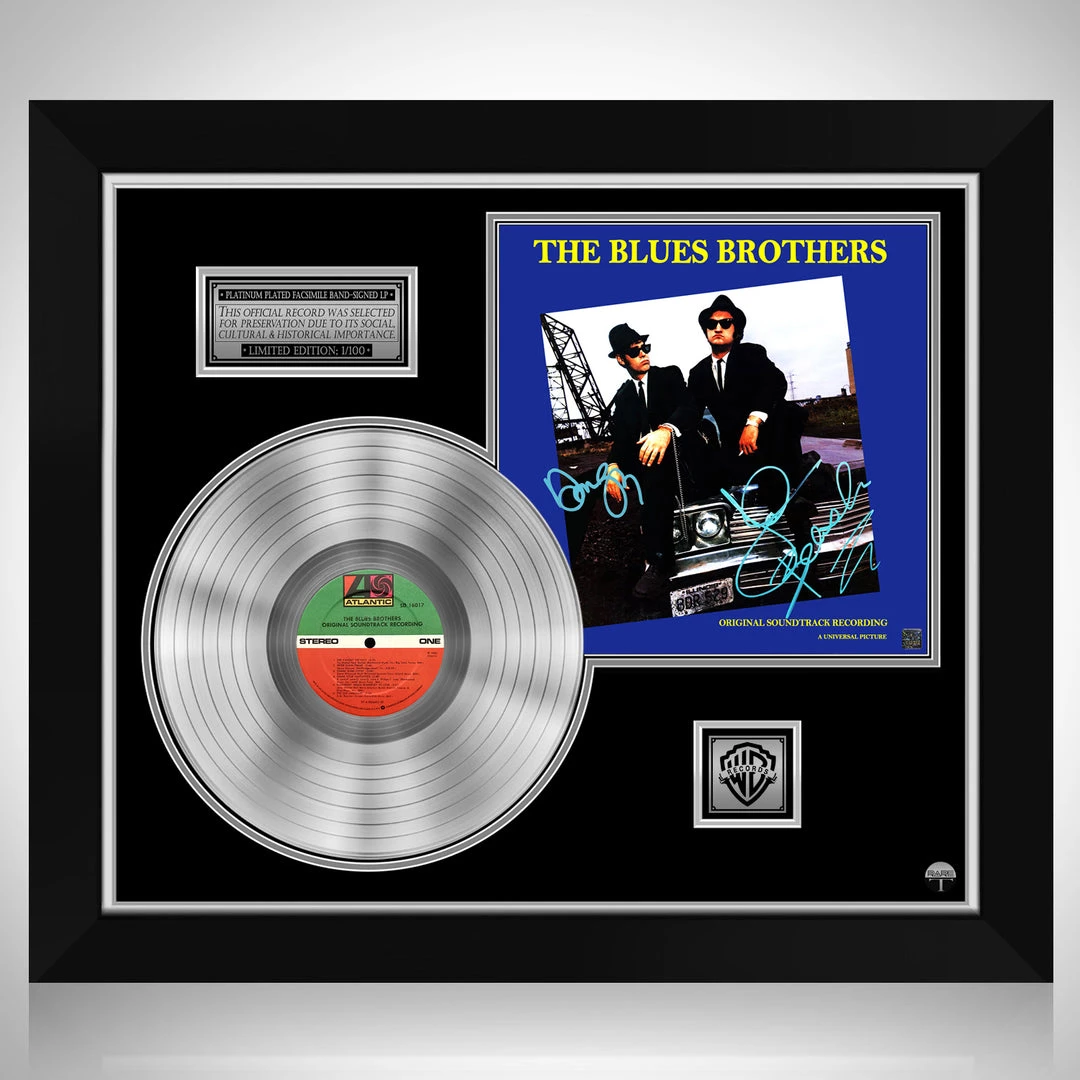 RARE-T The Blues Brothers Movie Soundtrack Platinum LP Limited Signature Edition Custom Frame Limited Edition Frames 1 RARE-T The Blues Brothers Movie Soundtrack Platinum LP Limited Signature Edition Custom Frame Limited Edition Frames