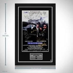 RARE-T Limited Edition Frames The Blues Brothers Movie Mini Poster Limited Signature Edition Studio Licensed Custom Frame