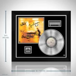 RARE-T Blur - Self-titled Platinum LP Limited Signature Edition Studio Licensed Custom Frame