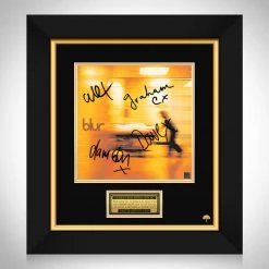 RARE-T Blur - Self-titled LP Cover Limited Signature Edition Studio Licensed Custom Frame