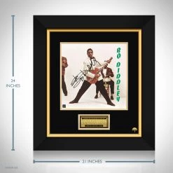 RARE-T Bo Diddley - Self-titled LP Cover Limited Signature Edition Studio Licensed Custom Frame Limited Edition Frames