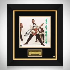 RARE-T Bo Diddley - Self-titled LP Cover Limited Signature Edition Studio Licensed Custom Frame Limited Edition Frames