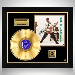 RARE-T Bo Diddley - Self-titled Gold LP Limited Signature Edition Studio Licensed Custom Frame