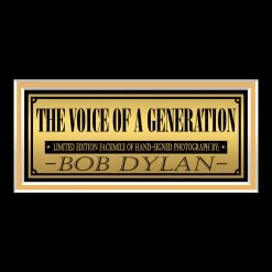 RARE-T Bob Dylan Photo Limited Signature Edition Studio Licensed Custom Frame