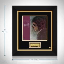 RARE-T Bob Dylan - Blood On The Tracks LP Cover Limited Signature Edition Studio Licensed Custom Frame Limited Edition Frames