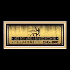 RARE-T Bob Marley - Live Limited Signature Edition Studio Licensed Photo Custom Frame