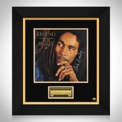 RARE-T Limited Edition Frames Bob Marley And The Wailers Legend LP Cover Limited Signature Edition Licensed Custom Frame