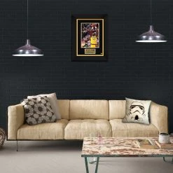 RARE-T Los Angeles Lakers - Bob McAdoo Photo Limited Signature Edition Studio Licensed Custom Frame