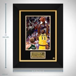 RARE-T Los Angeles Lakers - Bob McAdoo Photo Limited Signature Edition Studio Licensed Custom Frame