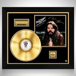 RARE-T Bob Seger - Stranger In Town Gold LP Limited Signature Edition Studio Licensed Custom Frame Limited Edition Frames