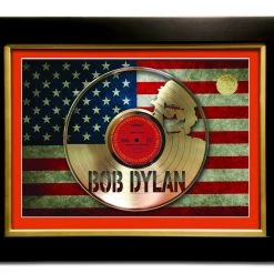 Hall Of Fame Collection Limited Edition Frames Limited Edition Gold Lp 'Bob Dylan - Highway 61 Revisted' Custom Frame