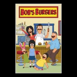RARE-T Bob's Burger Script Limited Signature Edition Studio Licensed Custom Frame