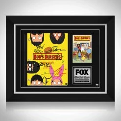 RARE-T Bob's Burger Script Limited Signature Edition Studio Licensed Custom Frame