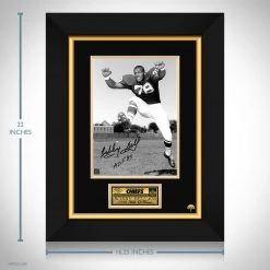 RARE-T Kansas City Chiefs Bobby Bell Photo Limited Signature Edition Studio Licensed Custom Frame Sports Memorabilia