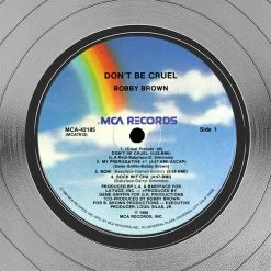 RARE-T Bobby Brown - Don't Be Cruel Platinum LP Limited Signature Edition Studio Licensed Custom Frame