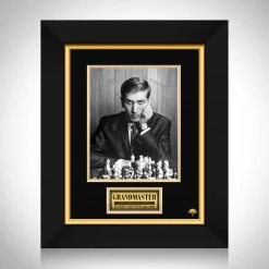RARE-T Sports Memorabilia Bobby Fischer Photo Limited Signature Edition Studio Licensed Custom Frame