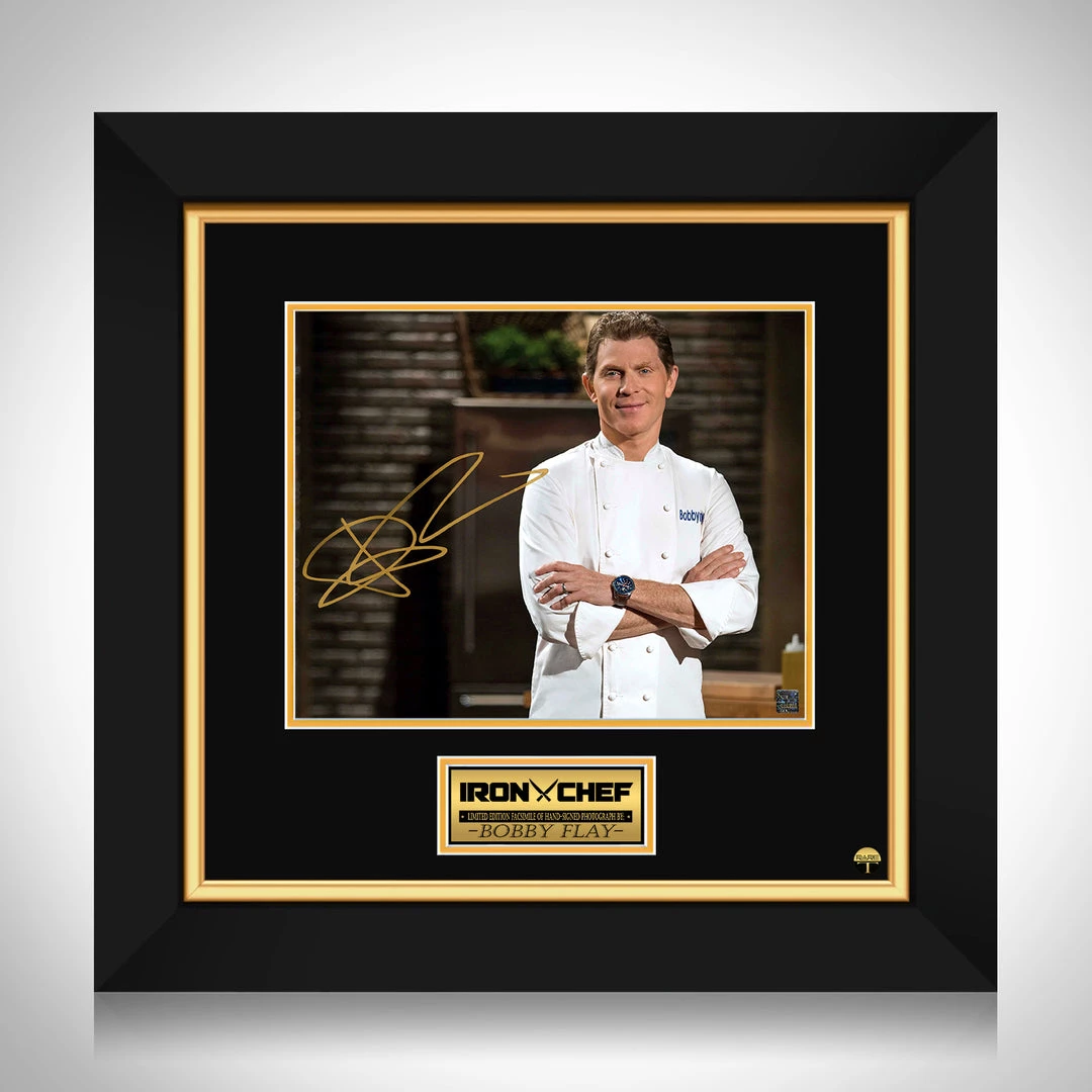 RARE-T Limited Edition Frames Bobby Flay Iron Chef Photo Limited Signature Edition Custom Frame 1 RARE-T Limited Edition Frames Bobby Flay Iron Chef Photo Limited Signature Edition Custom Frame