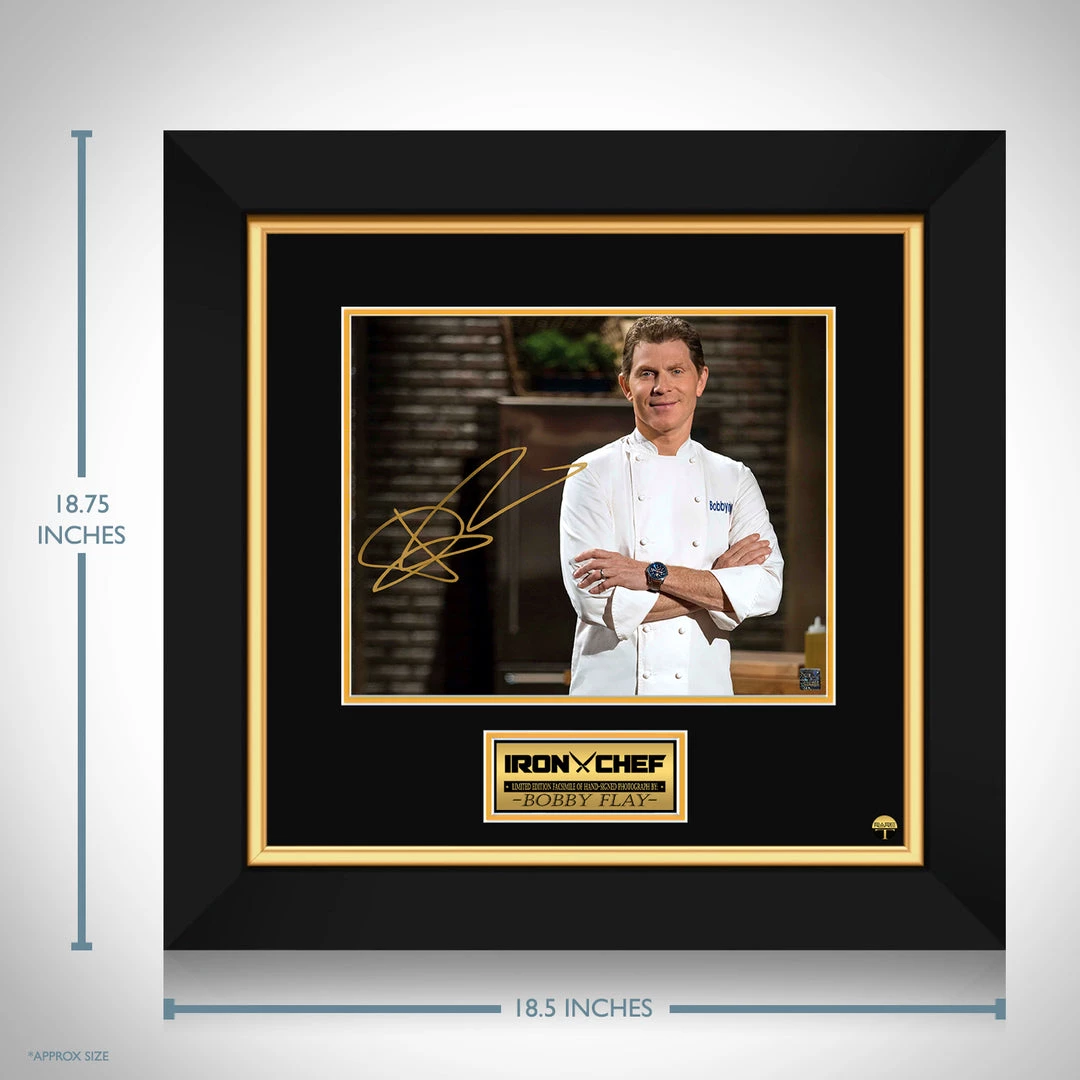 RARE-T Limited Edition Frames Bobby Flay Iron Chef Photo Limited Signature Edition Custom Frame 4 RARE-T Limited Edition Frames Bobby Flay Iron Chef Photo Limited Signature Edition Custom Frame