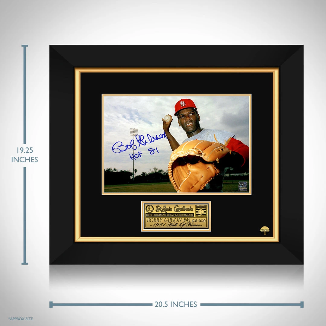 RARE-T St. Louis Cardinals - Bobby Gibson Photo Limited Signature Edition Licensed Custom Frame 3 RARE-T St. Louis Cardinals - Bobby Gibson Photo Limited Signature Edition Licensed Custom Frame