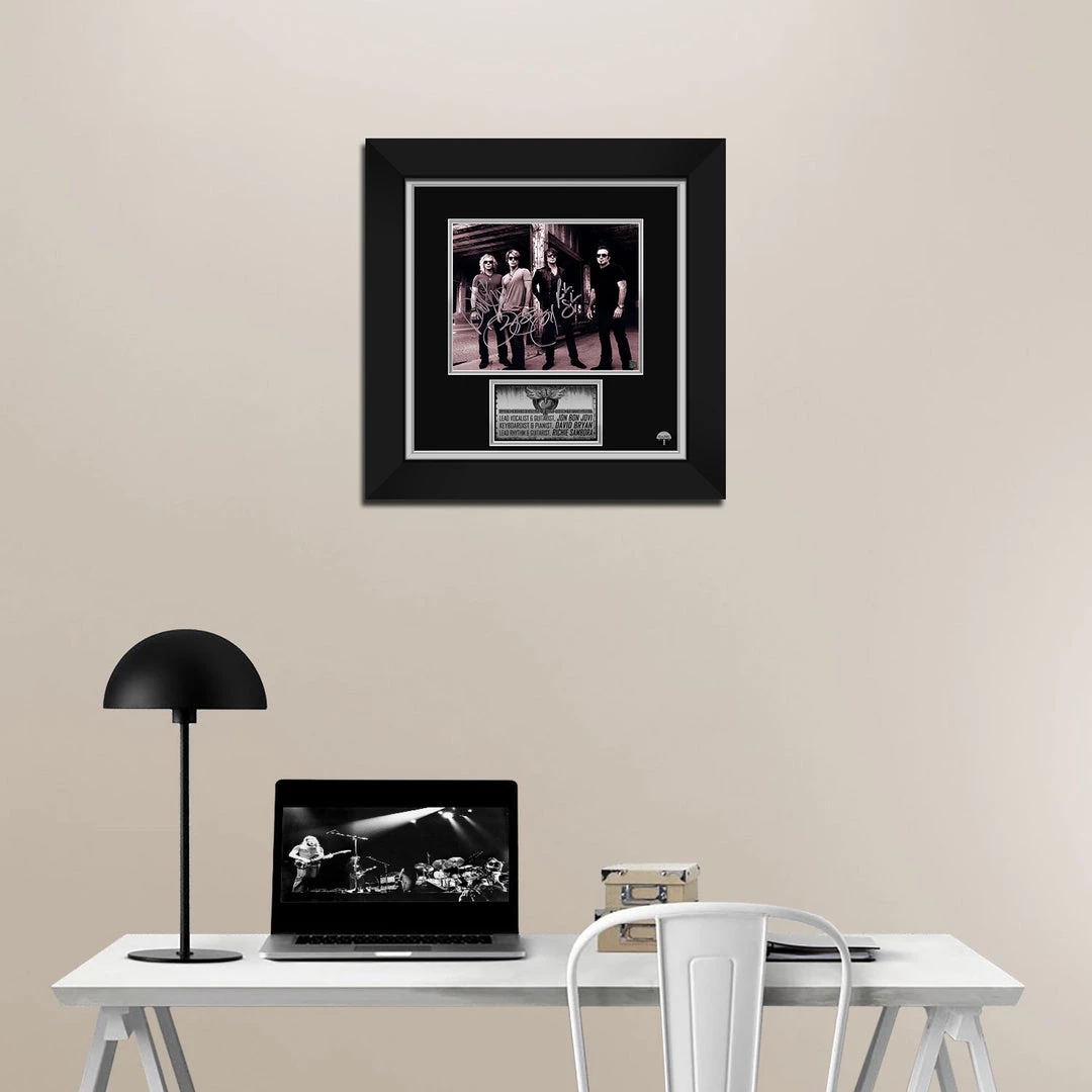 RARE-T Bon Jovi Band Photo Limited Signature Edition Studio Licensed Custom Frame 3 RARE-T Bon Jovi Band Photo Limited Signature Edition Studio Licensed Custom Frame