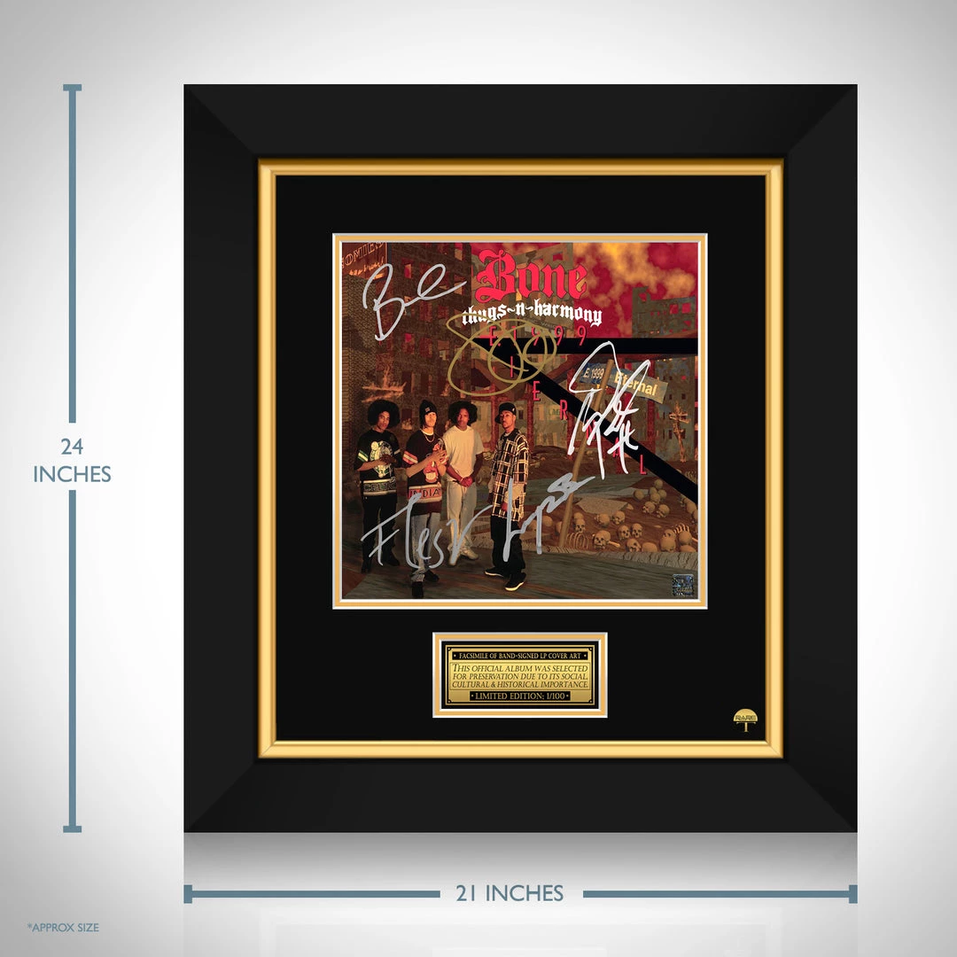 RARE-T Limited Edition Frames Bone Thugs-N-Harmony - E.1999 Eternal LP Cover Limited Signature Edition Studio Licensed Custom Frame 3 RARE-T Limited Edition Frames Bone Thugs-N-Harmony - E.1999 Eternal LP Cover Limited Signature Edition Studio Licensed Custom Frame