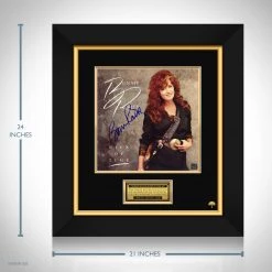 RARE-T Bonnie Raitt Nick Of Time LP Cover Limited Signature Edition Studio Licensed Custom Frame Limited Edition Frames