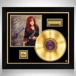 RARE-T Bonnie Raitt - Nick Of Time Gold LP Limited Signature Edition Studio Licensed Custom Frame Limited Edition Frames