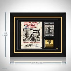 RARE-T Bonnie And Clyde 1967 Transcript Limited Signature Edition Studio Licensed Custom Frame