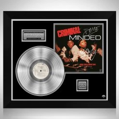 RARE-T Boogie Down Productions - Criminal Minded Platinum LP Limited Signature Edition Studio Licensed Custom Frame