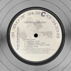 RARE-T Boogie Down Productions - Criminal Minded Platinum LP Limited Signature Edition Studio Licensed Custom Frame