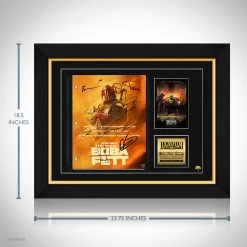 RARE-T Limited Edition Frames The Book Of Boba Fett Transcript Limited Signature Edition Studio Licensed Custom Frame