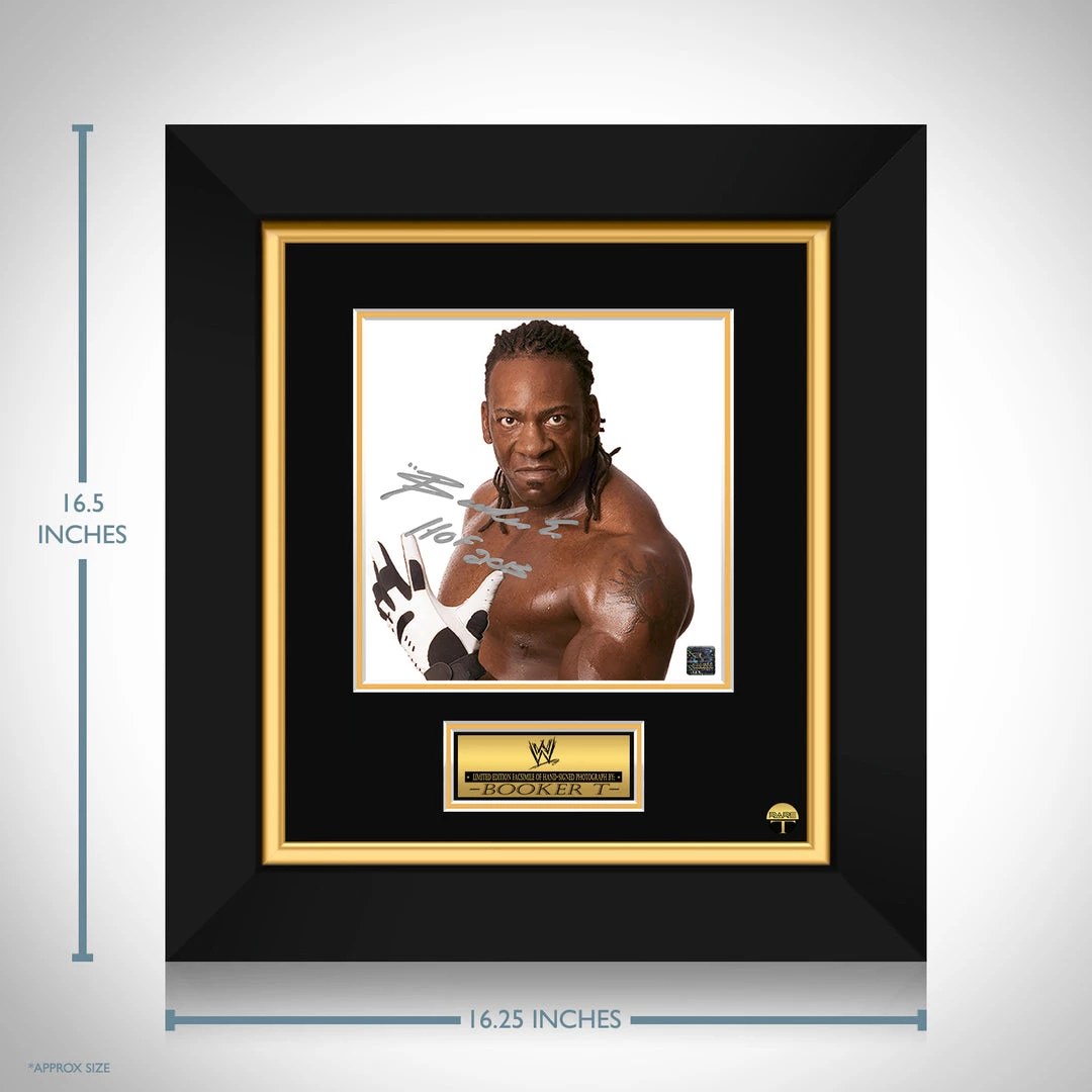 RARE-T WWE Booker T Photo Limited Signature Edition Studio Licensed Custom Frame Sports Memorabilia 3 RARE-T WWE Booker T Photo Limited Signature Edition Studio Licensed Custom Frame Sports Memorabilia