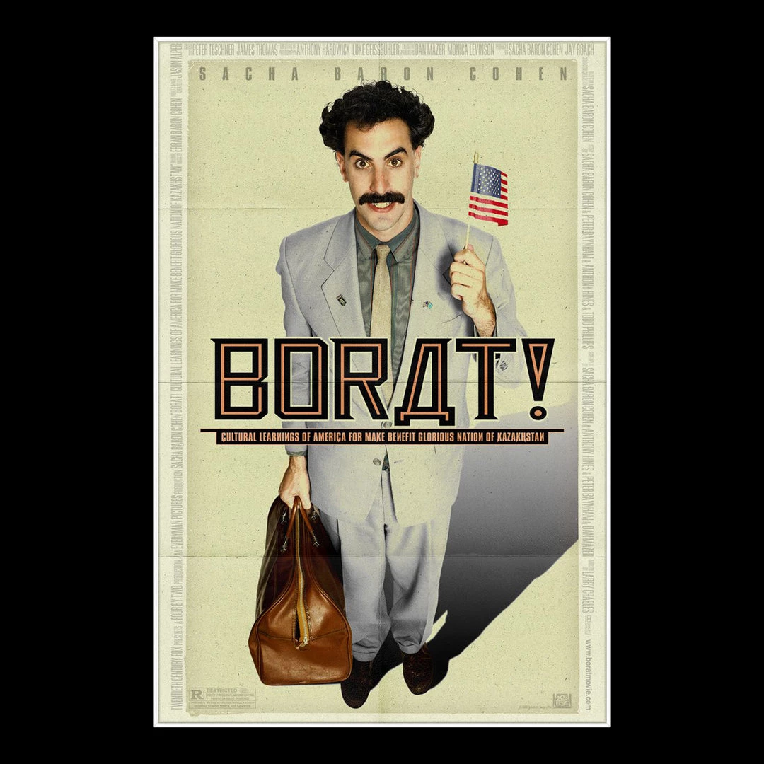 RARE-T Borat Transcript Limited Signature Edition Studio Licensed Custom Frame 9 RARE-T Borat Transcript Limited Signature Edition Studio Licensed Custom Frame