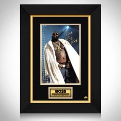 RARE-T Limited Edition Frames Rick Ross Photo Limited Signature Edition Studio Licensed Custom Frame