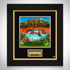RARE-T Boston - Don't Look Back LP Cover Limited Signature Edition Studio Licensed Custom Frame