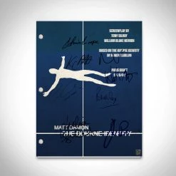 RARE-T Limited Edition Frames The Bourne Identity Script Limited Signature Edition Studio Licensed Custom Frame