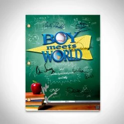 RARE-T Boy Meets World Script Limited Signature Edition Studio Licensed Custom Frame Limited Edition Frames