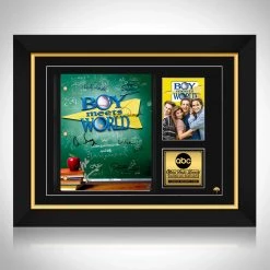 RARE-T Boy Meets World Script Limited Signature Edition Studio Licensed Custom Frame Limited Edition Frames