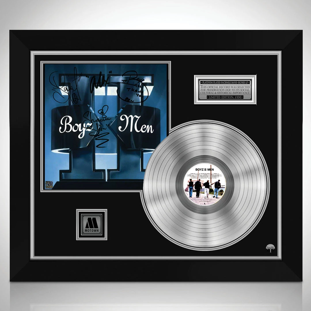 RARE-T Boyz II Men - II Platinum LP Limited Signature Edition Studio Licensed Custom Frame Limited Edition Frames 1 RARE-T Boyz II Men - II Platinum LP Limited Signature Edition Studio Licensed Custom Frame Limited Edition Frames