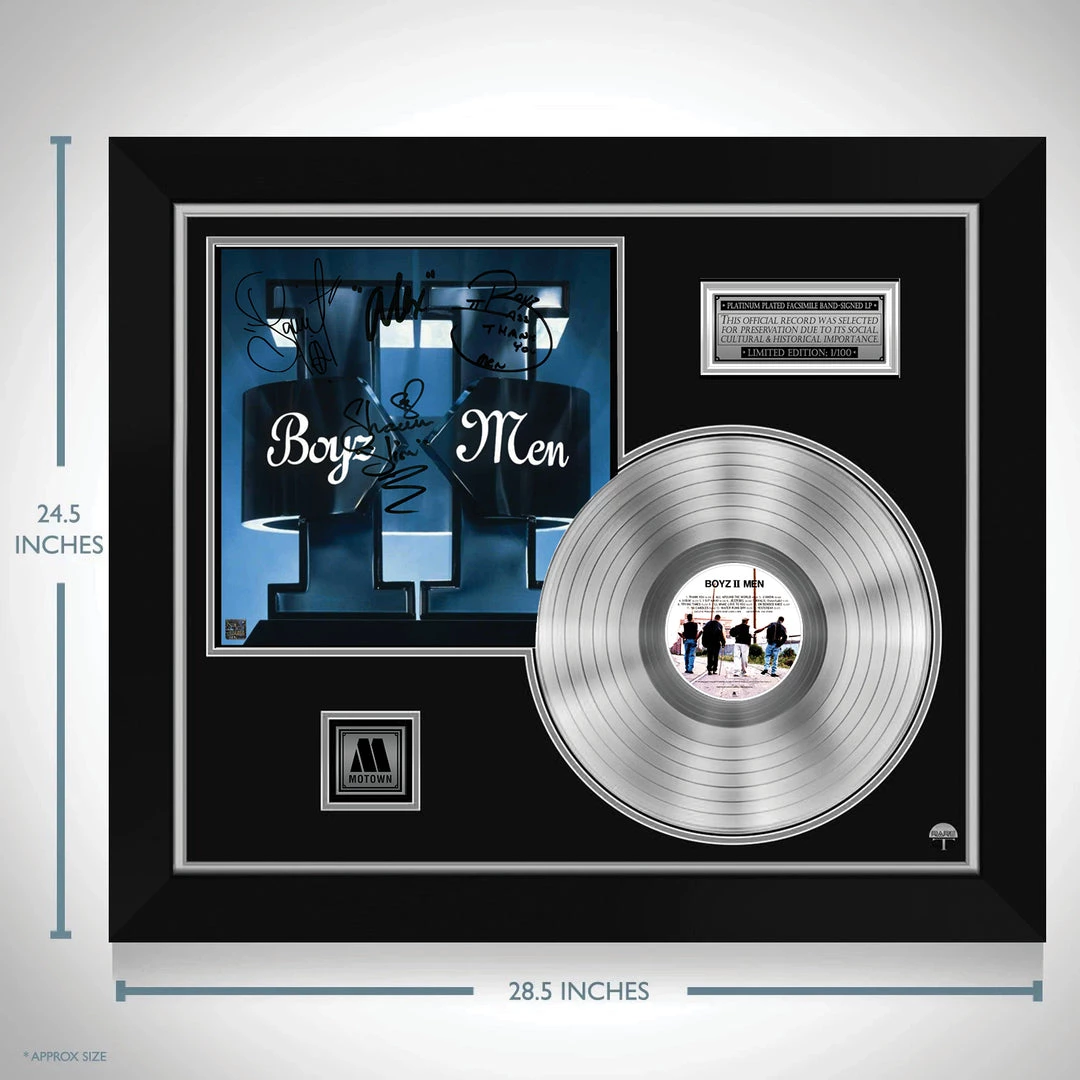 RARE-T Boyz II Men - II Platinum LP Limited Signature Edition Studio Licensed Custom Frame Limited Edition Frames 2 RARE-T Boyz II Men - II Platinum LP Limited Signature Edition Studio Licensed Custom Frame Limited Edition Frames