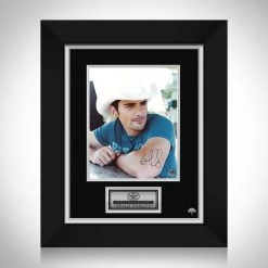 RARE-T Limited Edition Frames Brad Paisley Photo Limited Signature Edition Studio Licensed Custom Frame