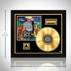 RARE-T Limited Edition Frames Brad Paisley - American Saturday Night Gold LP Limited Signature Edition Studio Licensed Custom Frame