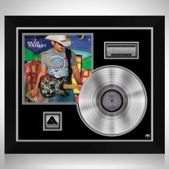 RARE-T Brad Paisley - American Saturday Night Platinum LP Limited Signature Edition Studio Licensed Custom Frame