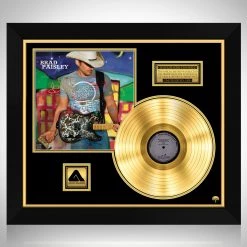RARE-T Limited Edition Frames Brad Paisley - American Saturday Night Gold LP Limited Signature Edition Studio Licensed Custom Frame