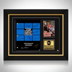 RARE-T Brady Bunch 1969 Transcript Limited Signature Edition Studio Licensed Custom Frame Limited Edition Frames